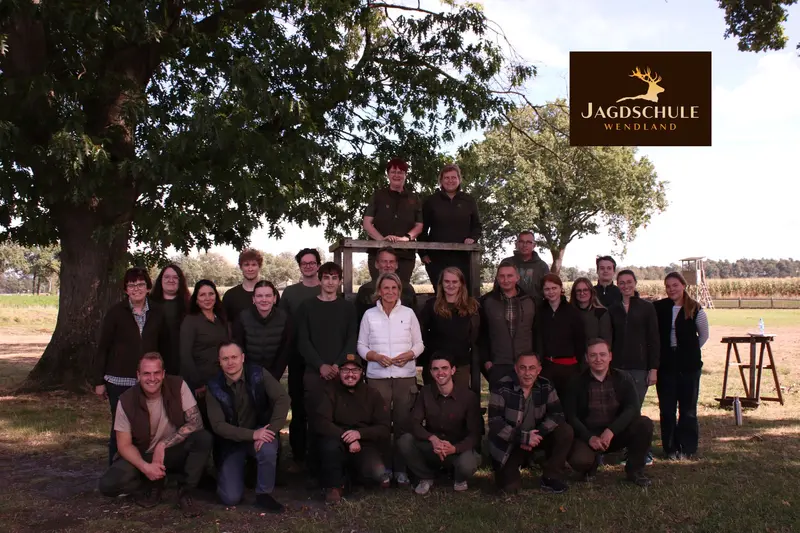 Gruppenfoto der Jagdkursgruppe September 2026