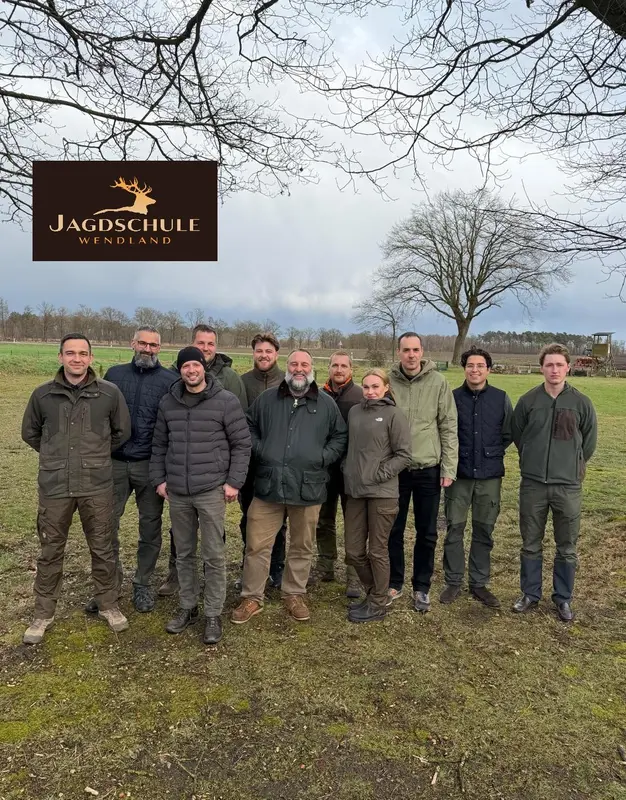 Gruppenfoto der Jagdkursgruppe März I 2026