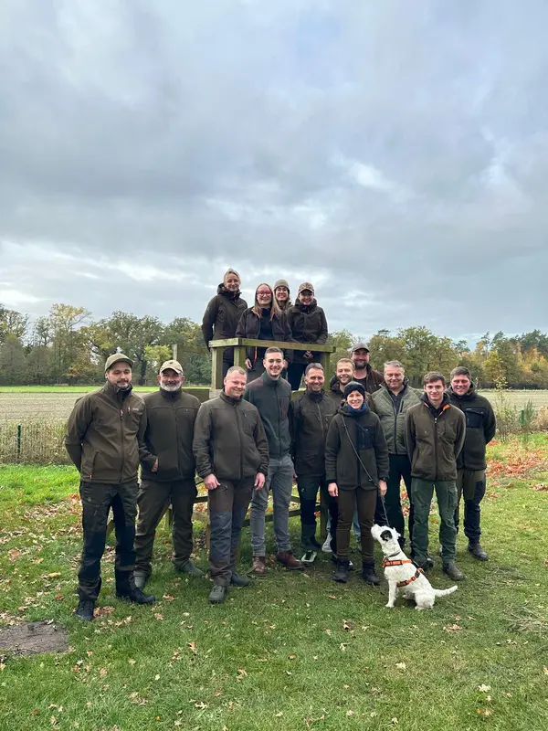 Gruppenfoto der Jagdkursgruppe Oktober 2025