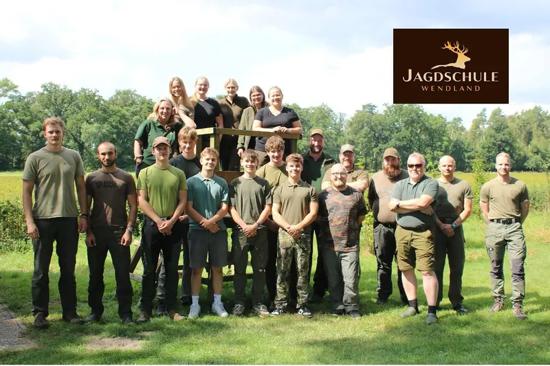 Gruppenfoto der Jagdkursgruppe August 2025