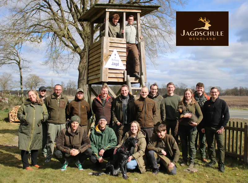 Gruppenfoto der Jagdkursgruppe März 2025