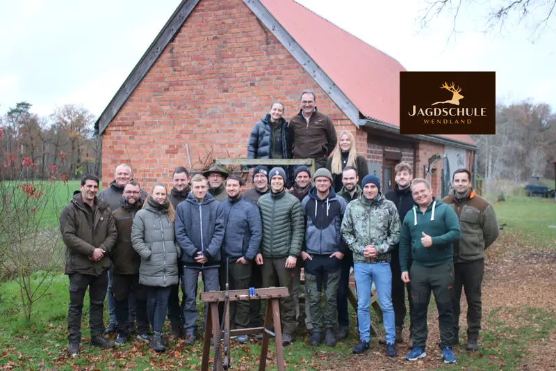 Gruppenfoto der Jagdkursgruppe November 2024