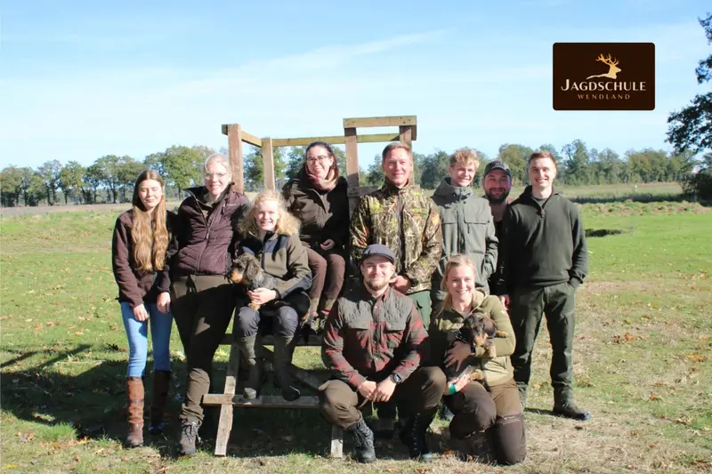 Gruppenfoto der Jagdkursgruppe Oktober 2024