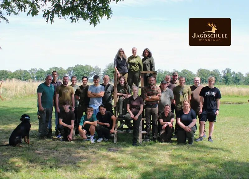 Gruppenfoto der Jagdkursgruppe Juli I 2024