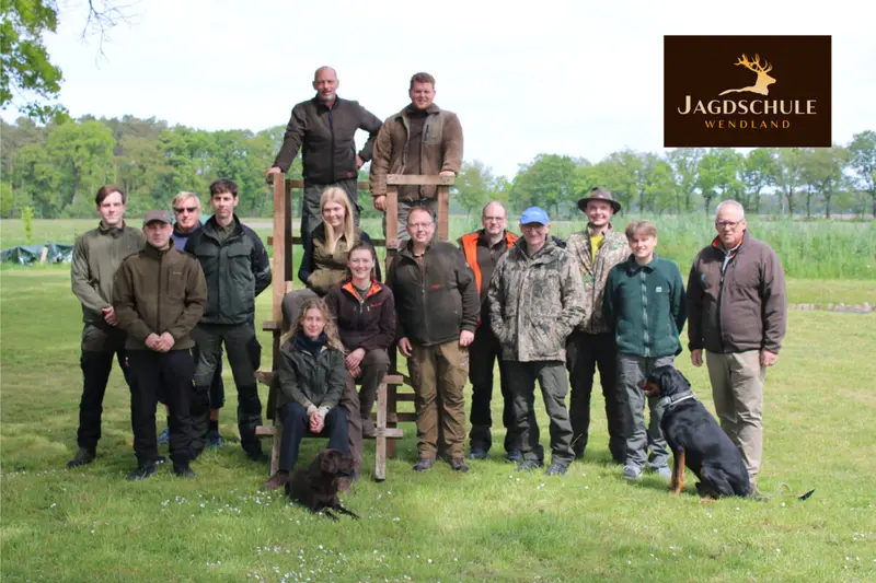 Gruppenfoto der Jagdkursgruppe Mai 2024