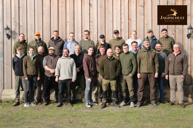 Gruppenfoto der Jagdkursgruppe März 2024