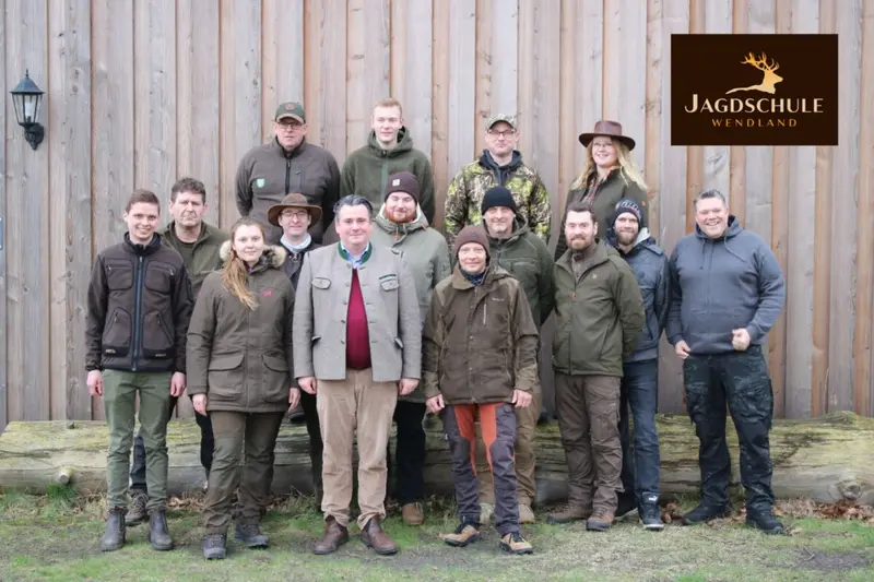 Gruppenfoto der Jagdkursgruppe Februar 2024
