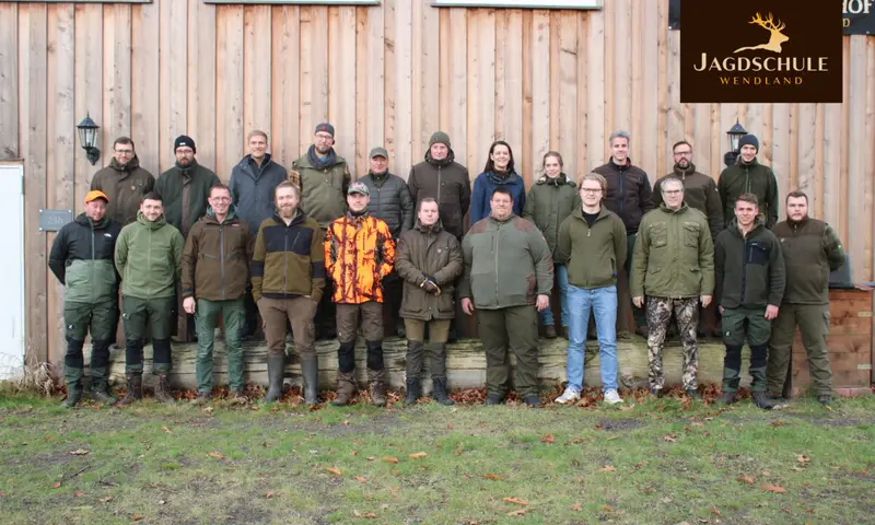Gruppenfoto der Jagdkursgruppe November 2023
