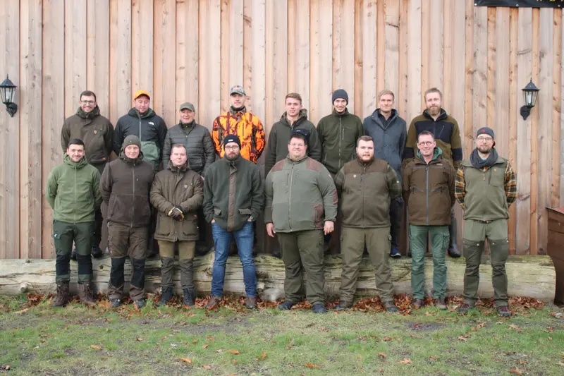 Gruppenfoto der Jagdkursgruppe November 2023 – zweite Gruppe