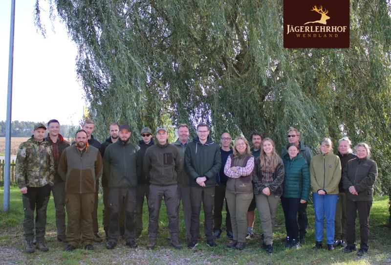 Gruppenfoto der Jagdkursgruppe Oktober 2023
