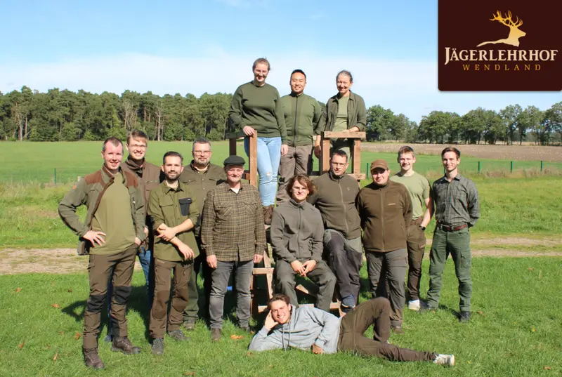 Gruppenfoto der Jagdkursgruppe September 2023