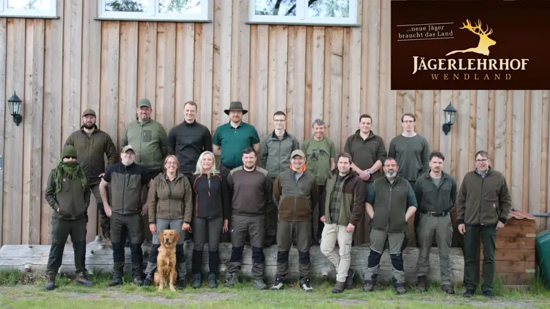 Gruppenfoto der Jagdkursgruppe Mai 2023