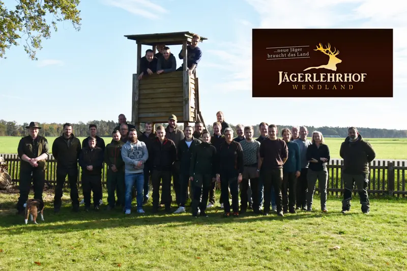 Gruppenfoto der Jagdkursgruppe Oktober 2022