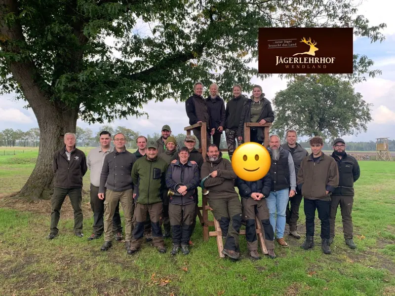 Gruppenfoto der Jagdkursgruppe September 2022