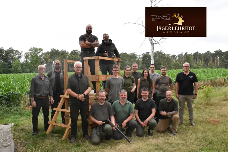 Gruppenfoto der Jagdkursgruppe Juli 2022