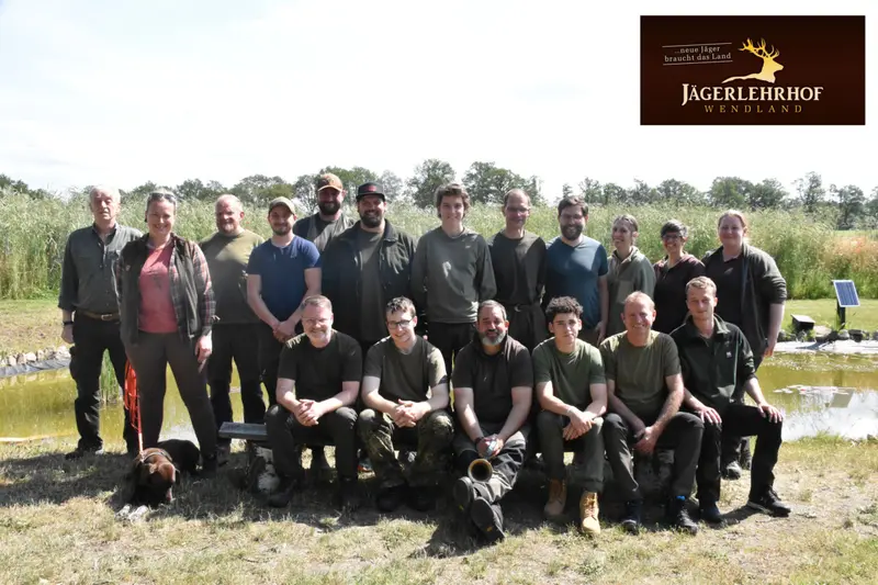Gruppenfoto der Jagdkursgruppe Juni 2022