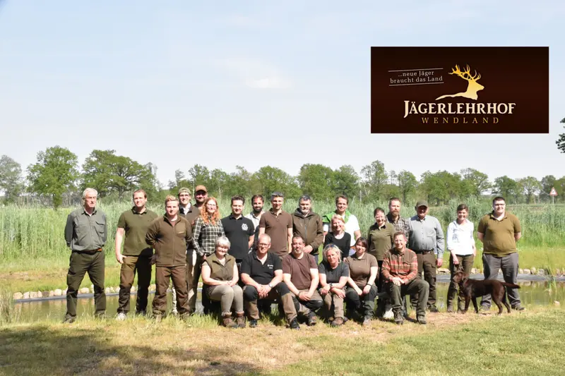 Gruppenfoto der Jagdkursgruppe Mai 2022