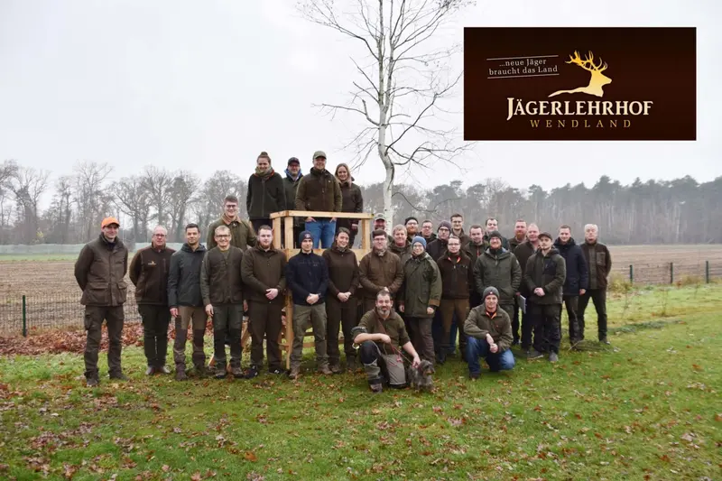 Gruppenfoto der Jagdkursgruppe November 2021