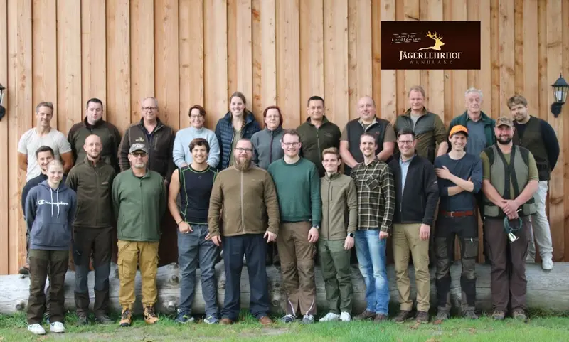 Gruppenfoto der Jagdkursgruppe September 2021