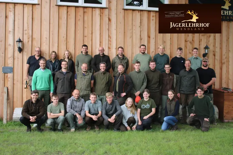 Gruppenfoto der Jagdkursgruppe August 2021