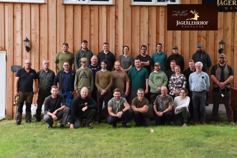 Gruppenfoto der Jagdkursgruppe Juli I und II 2021