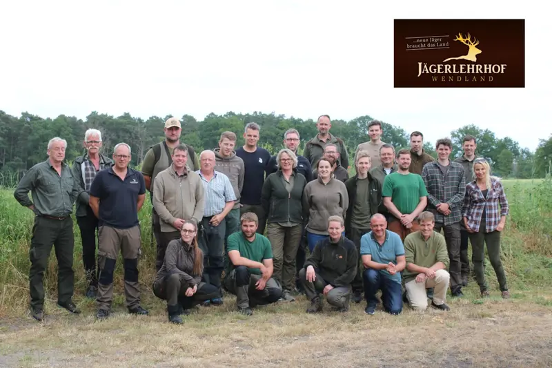 Gruppenfoto der Jagdkursgruppe Juni 2021