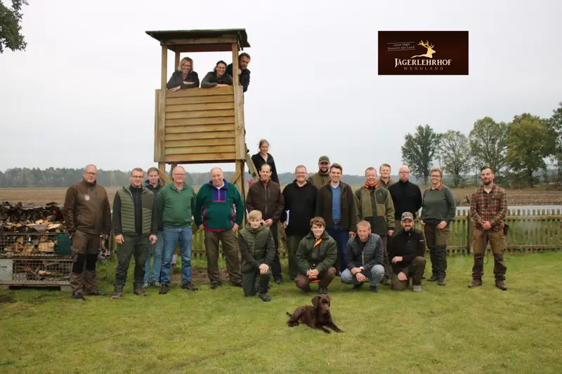 Gruppenfoto der Jagdkursgruppe Oktober 2020