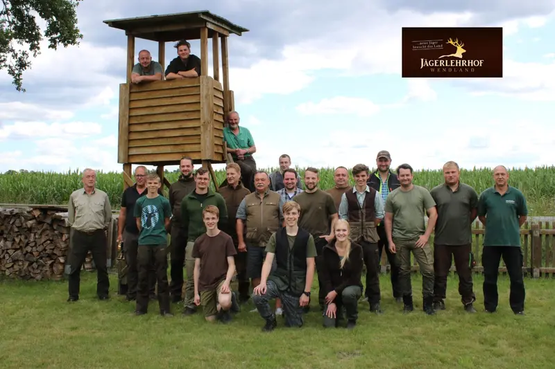 Gruppenfoto der Jagdkursgruppe Juli 2020