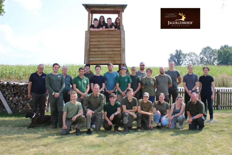 Gruppenfoto der Jagdkursgruppe August 2020