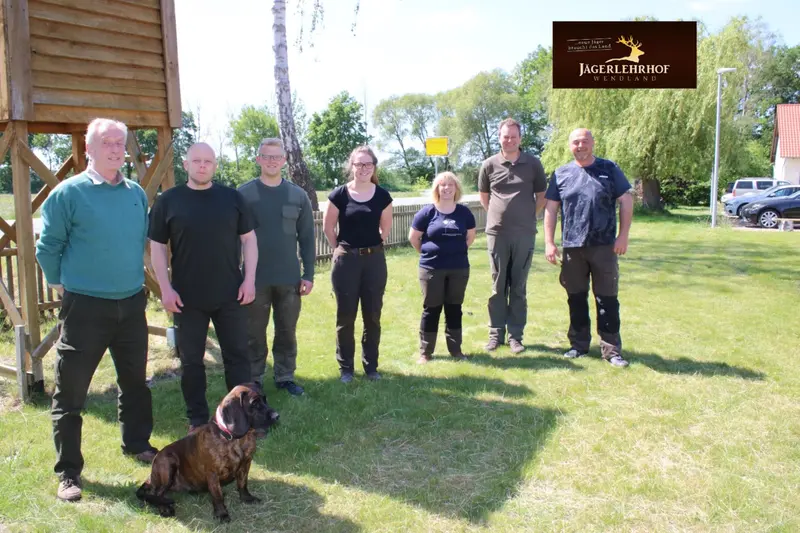Gruppenfoto der Jagdkursgruppe Mai 2020 – Wochenende