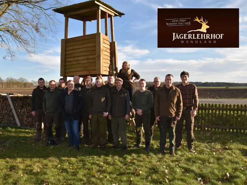 Gruppenfoto der Jagdkursgruppe Januar 2020