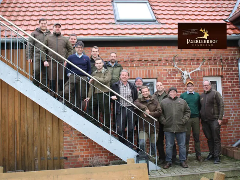 Gruppenfoto der Jagdkursgruppe Februar 2020