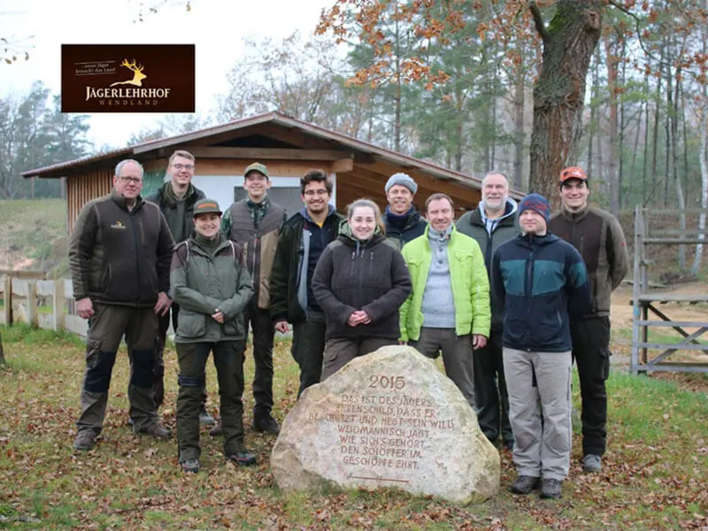 Gruppenfoto der Jagdkursgruppe November 2019