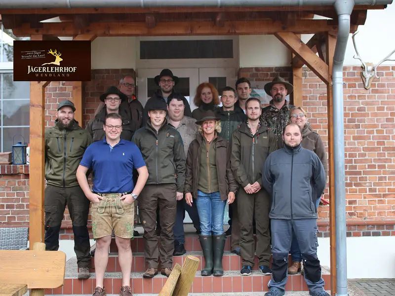 Gruppenfoto der Jagdkursgruppe September 2019