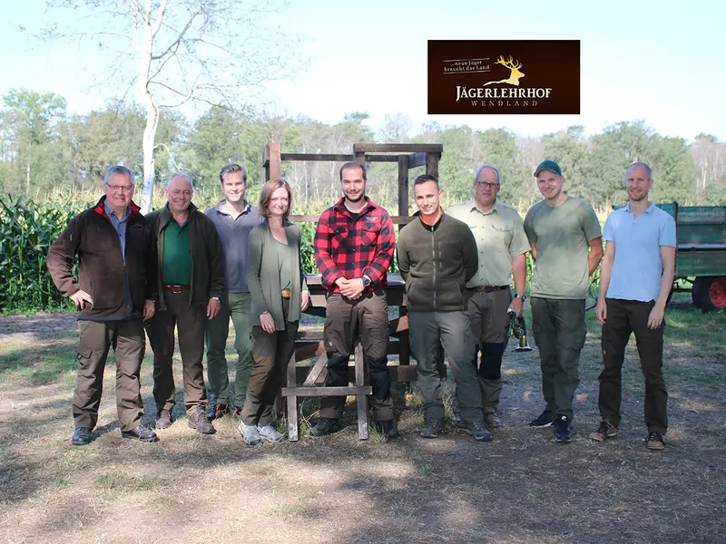 Gruppenfoto der Jagdkursgruppe 2-Wochen Kurs August 2019