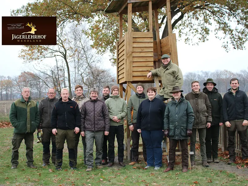 Gruppenfoto der Jagdkursgruppe November 2018