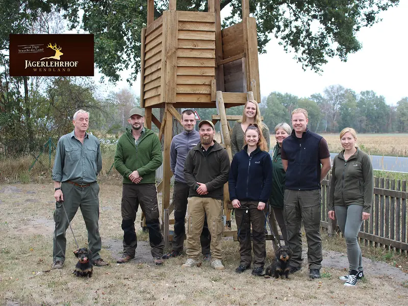 Gruppenfoto der Jagdkursgruppe September 2018