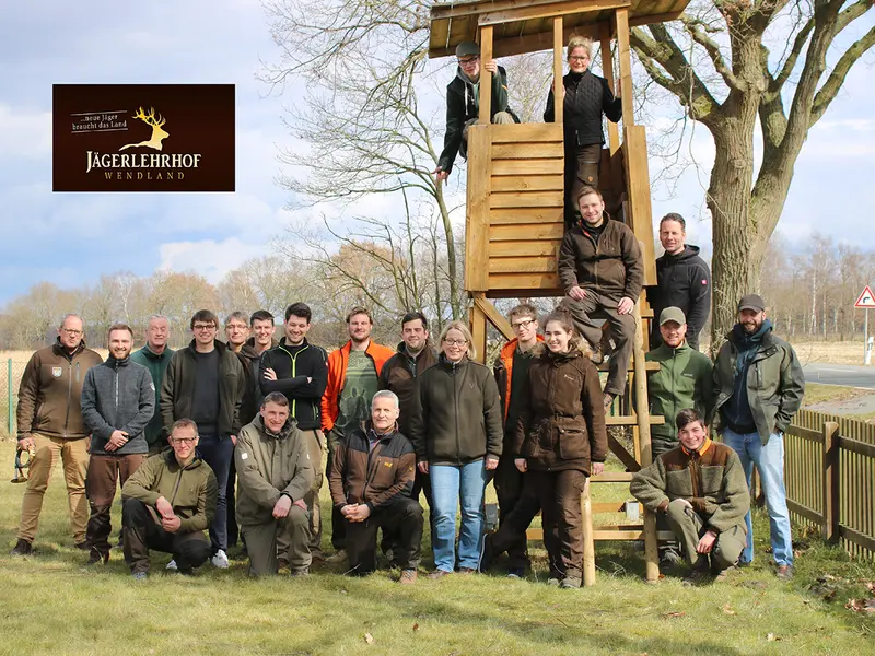 Gruppenfoto der Jagdkursgruppe März 2018