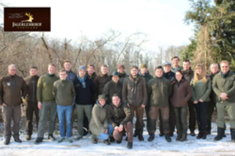 Gruppenfoto der Jagdkursgruppe Februar 2018
