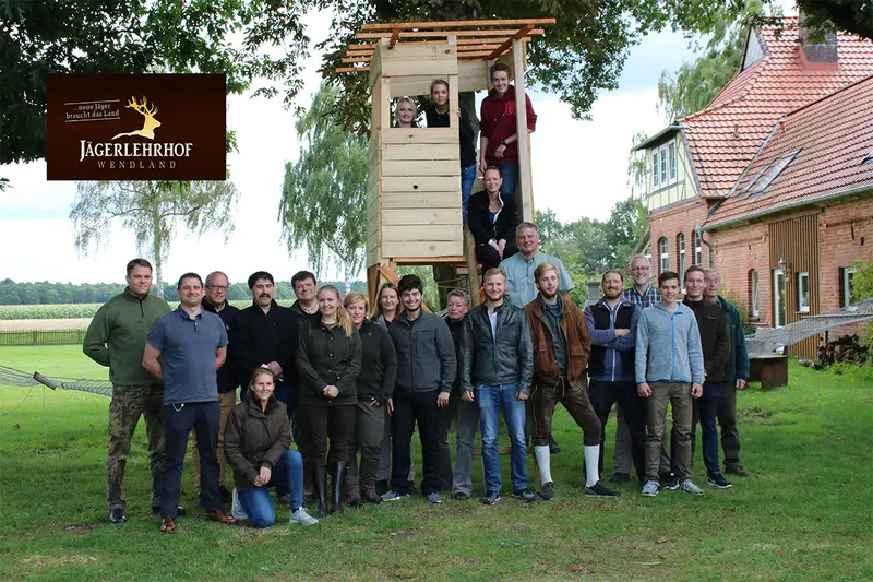 Gruppenfoto der Jagdkursgruppe August 2017