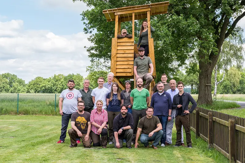 Gruppenfoto der Jagdkursgruppe Juni 2017