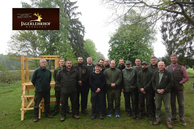 Gruppenfoto der Jagdkursgruppe Mai 2017