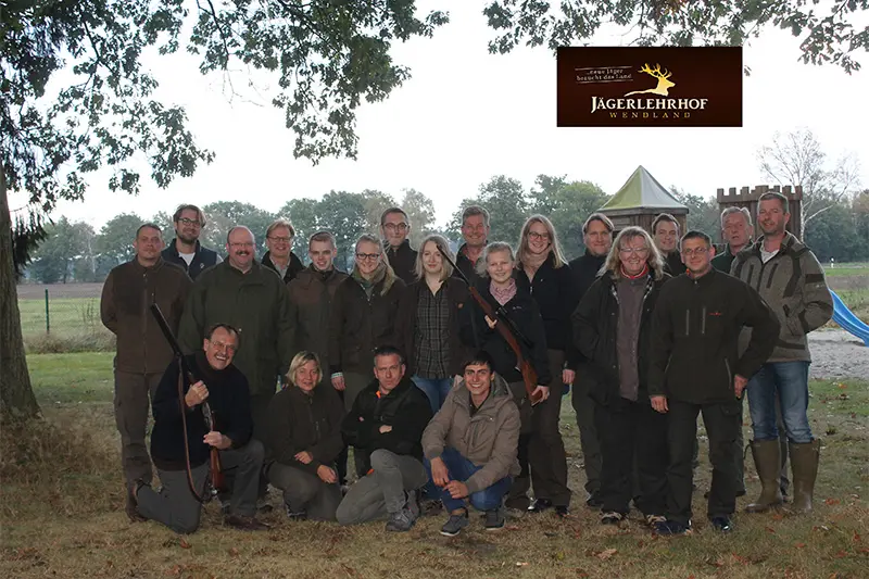 Gruppenfoto der Jagdkursgruppe Oktober 2016
