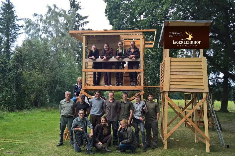 Gruppenfoto der Jagdkursgruppe 3 WKK August 2016