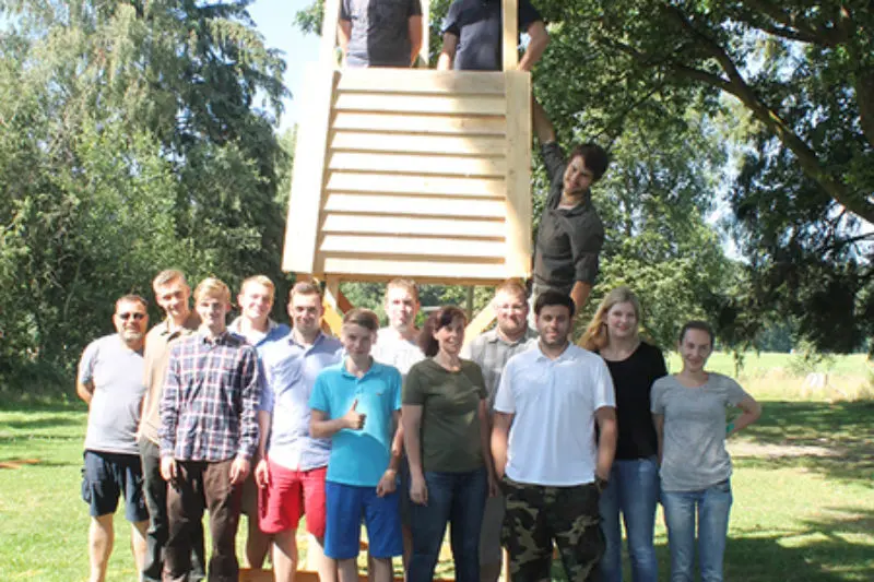 Gruppenfoto der Jagdkursgruppe Juli 2016