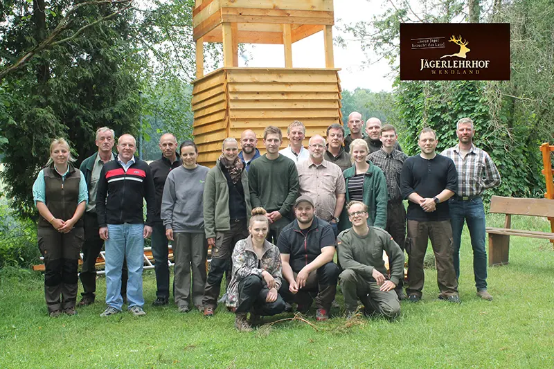 Gruppenfoto der Jagdkursgruppe Juni 2016