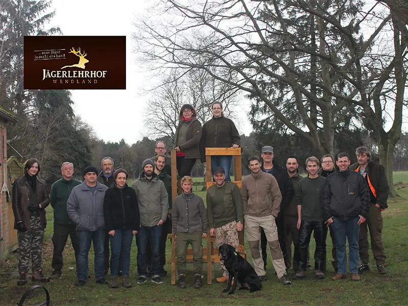 Gruppenfoto der Jagdkursgruppe November 2015
