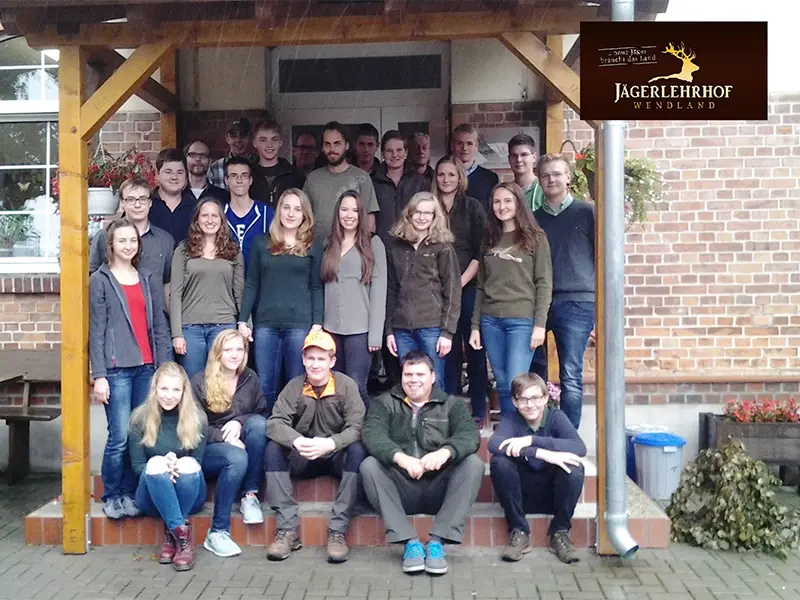 Gruppenfoto der Jagdkursgruppe August 2015