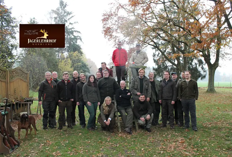 Gruppenfoto der Jagdkursgruppe November 2014