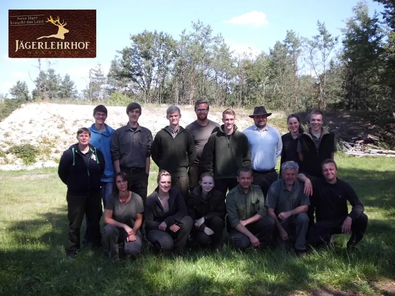 Gruppenfoto der Jagdkursgruppe August 2014
